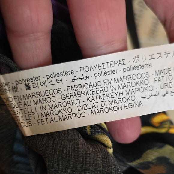 Zara Multicolor Abstract Print Shirt - Picture 8 of 10